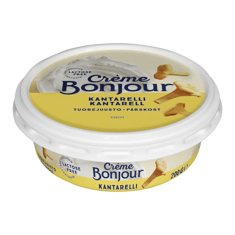 Creme Bonjour Färskost Kantarell Laktosfri - Cheese Spread Chantarelle –  Swedishness