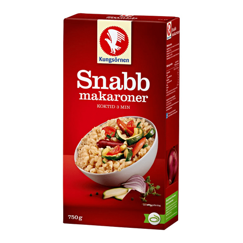 Kungsörnen Snabbmakaroner - Fast Maccheronis 750 g – Swedishness