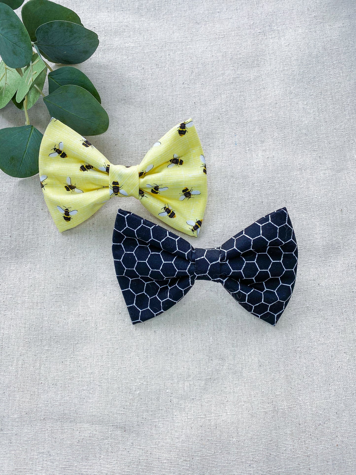 Yellow Bees Bow Tie