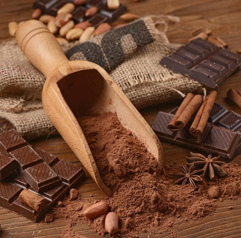 hamdmade chocolate cacao powder, cacao butter, cacao nibs