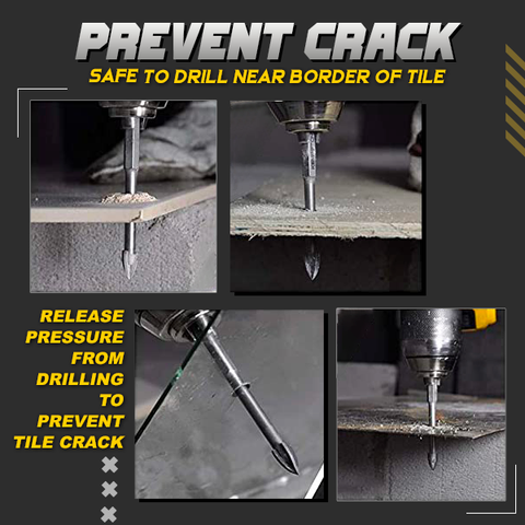 Efficient Universal Anti Crack Tile Drilling Tool Set