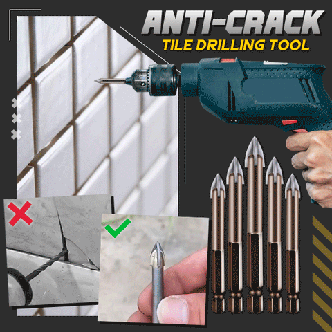 Efficient Universal Anti Crack Tile Drilling Tool Set