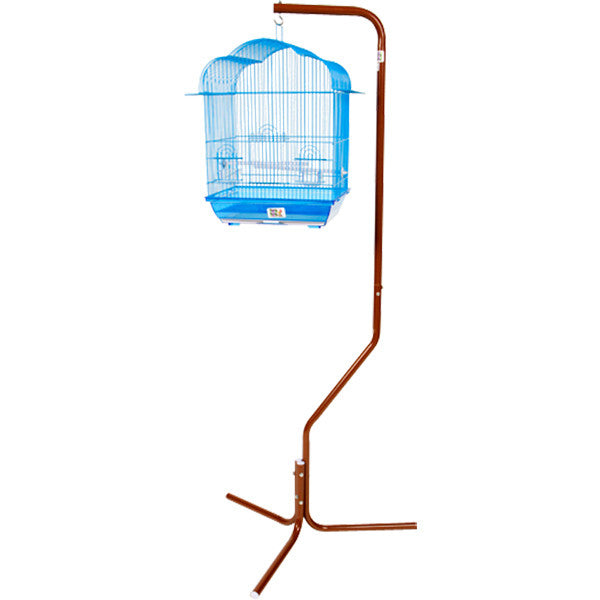 small parrot cage with stand