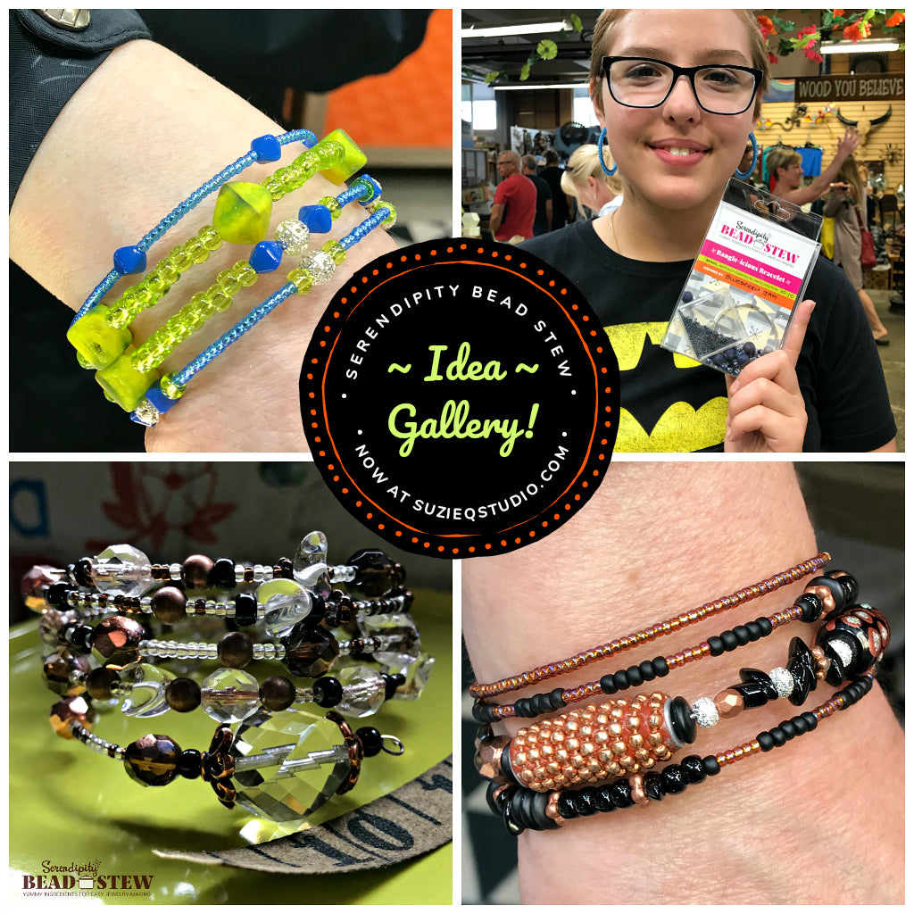 Suzie Q Studio is offering our BEAD STEW DIY bracelet-making class at A&B Fiberworks at the Crossroads Market in Calgary. We use our easy to use Serendipity BEAD STEW jewelry-making kits so no experience is necessary. Register at suzieqstudio.com.