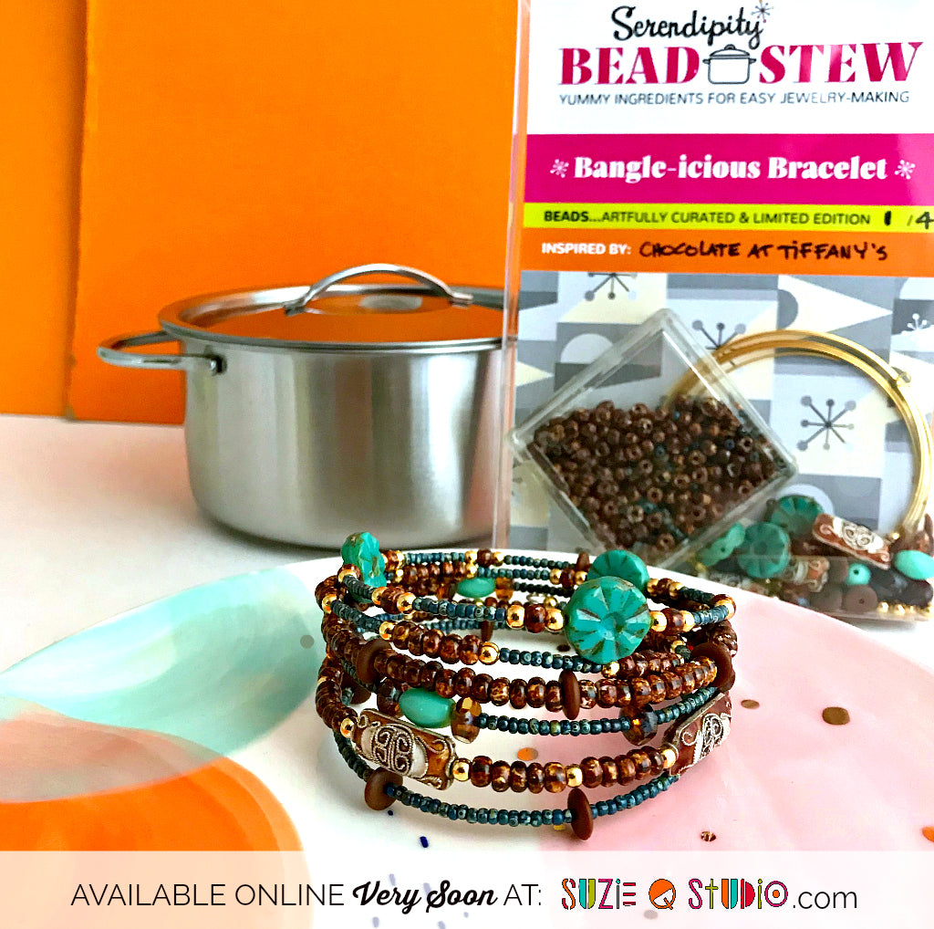 Suzie Q Studio's storefront is closing July 30, 2019 -- but don't worry! We'll still be with you online and will be doing lots of new things with our Serendipity Bead Stew DIY jewelry kits such as jewelry-making parties, kids' jewelry kits, party-in-a-box kits to order, plus Suzie will be taking to the road to bring her Serendipity Bead Stew kits to you. Visit our website or subscribe to our eNewsletter to get all the latest news.