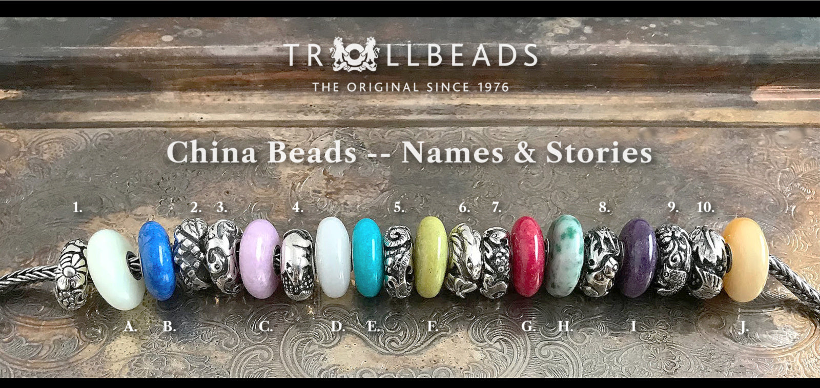 CHINA BEADS ~ RARE & RETIRED TROLLBEADS - Suzie Q Studio