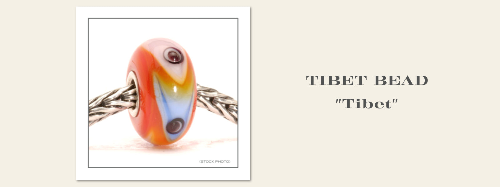 The TIBET bead is part of the rare Trollbeads Tibet Collection which is available at Suzie Q Studio.​​