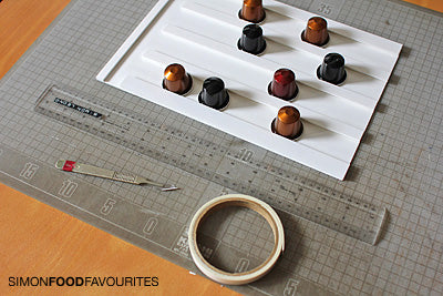 Dispensador capsulas Nespresso Pack de 10 (organizador). Para pegar en  pared.