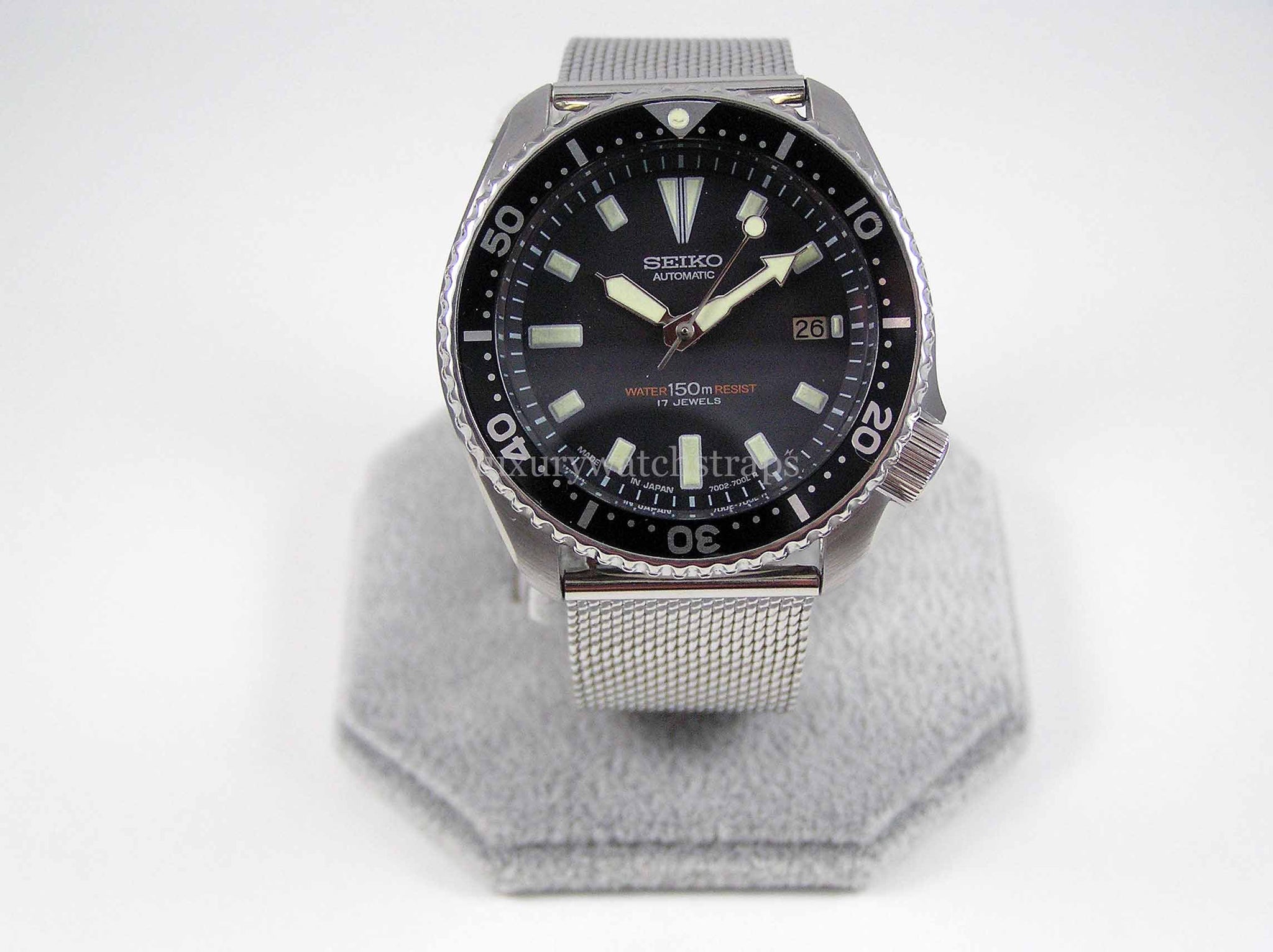 Classic Seiko Automatic 7002 Vintage Divers Watch - LuxuryWatchStraps –  