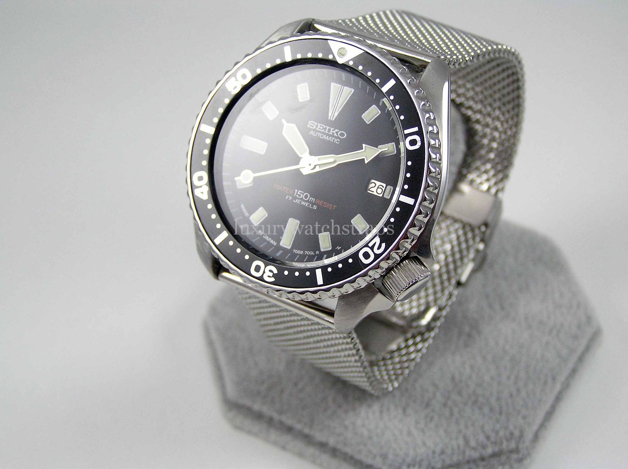 Classic Seiko Automatic 7002 Vintage Divers Watch - LuxuryWatchStraps –  