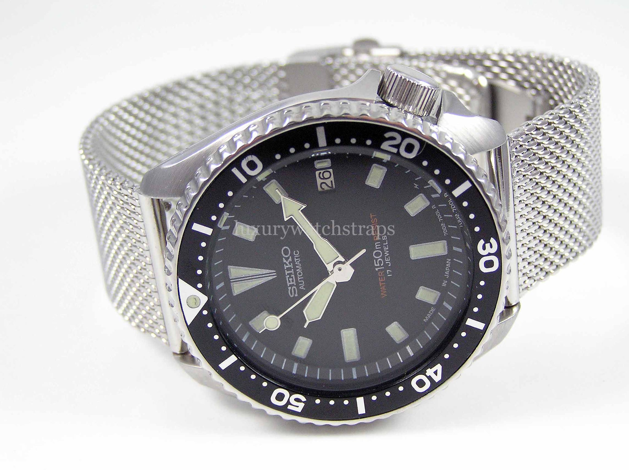 Classic Seiko Automatic 7002 Vintage Divers Watch - LuxuryWatchStraps –  