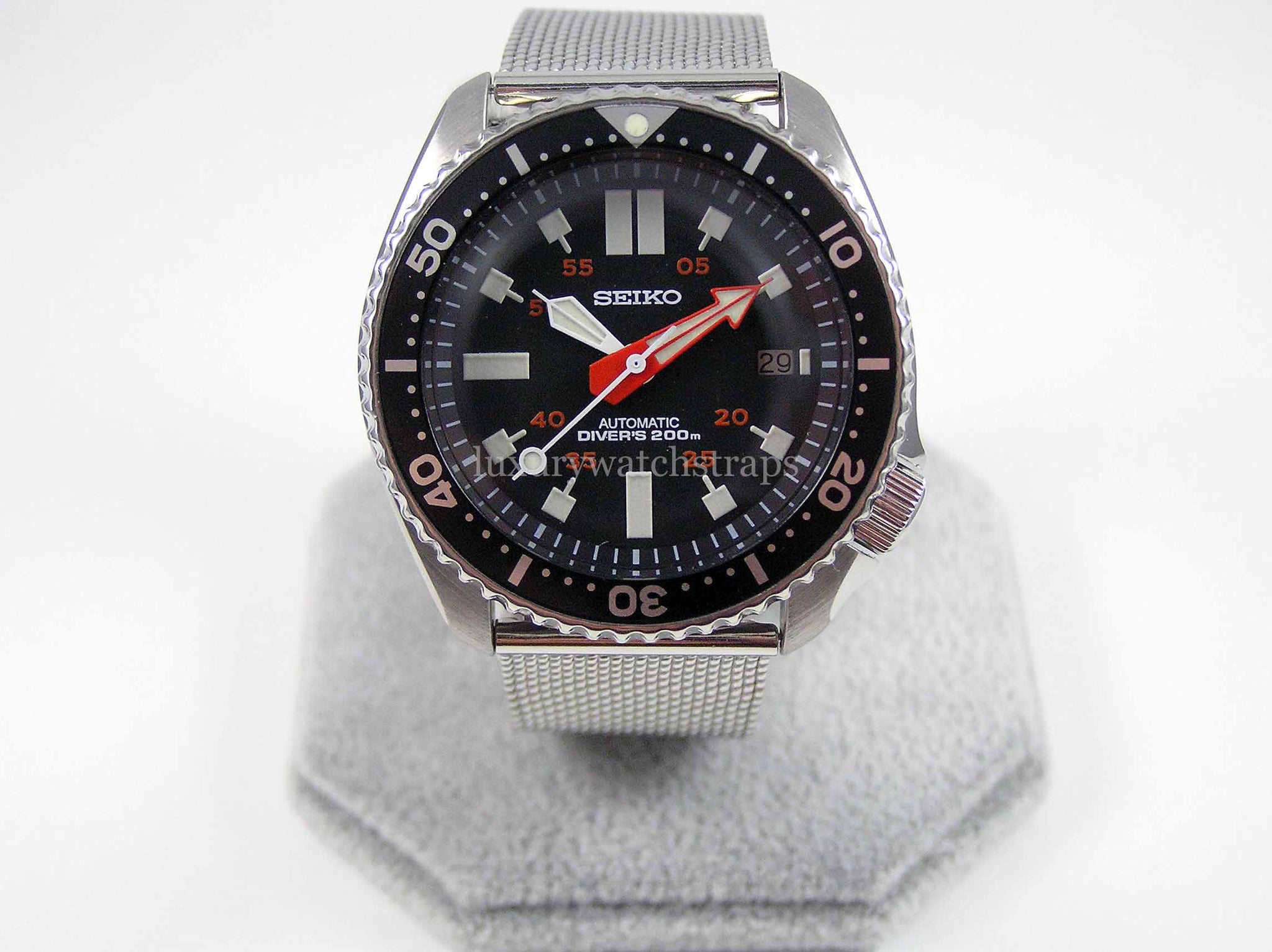 Seiko Automatic 7002 Vintage Divers Watch Mod - LuxuryWatchStraps –  