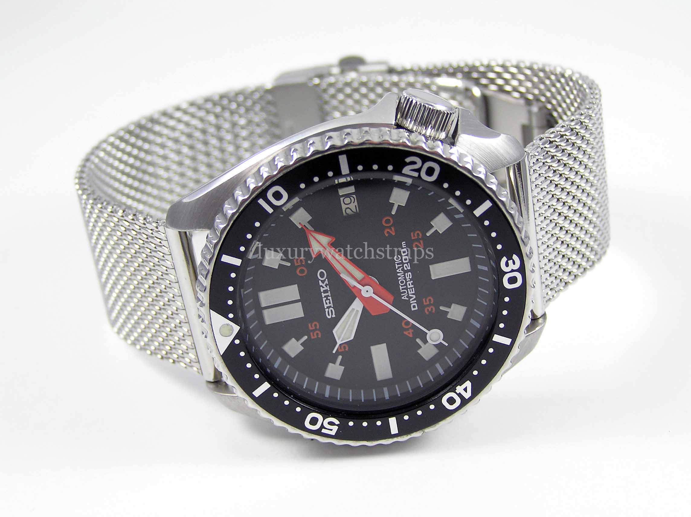 Seiko Automatic 7002 Vintage Divers Watch Mod - LuxuryWatchStraps –  