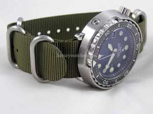 Nylon Zulu G10 Nato® watch strap for Seiko Watch - LuxuryWatchStraps –  