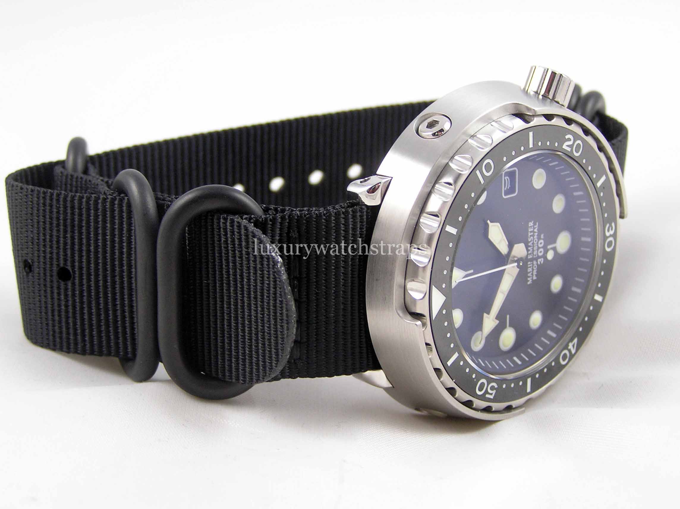 Seiko Tuna Can Marinemaster Homage Divers Watch - LuxuryWatchStraps –  