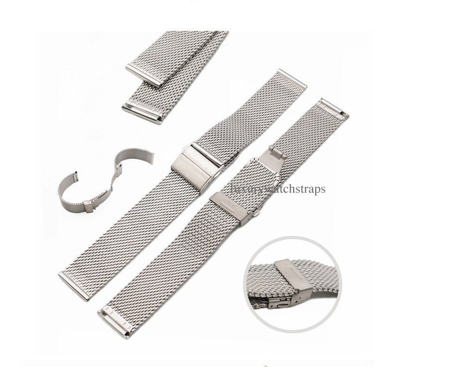 Milanese Bond mesh bracelet strap for Seiko Watch - LuxuryWatchStraps –  