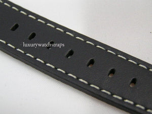 Leather bund watch strap for Seiko Watches - LuxuryWatchStraps –  