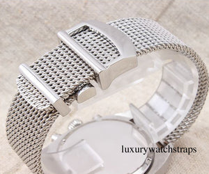 Steel Milanese mesh bracelet strap for Seiko Watch - LuxuryWatchStraps –  