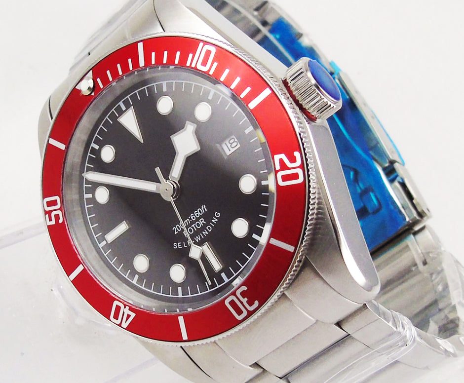 Classic Tudor Style Watch with Seiko NH35 movement -LuxuryWatchStraps –  