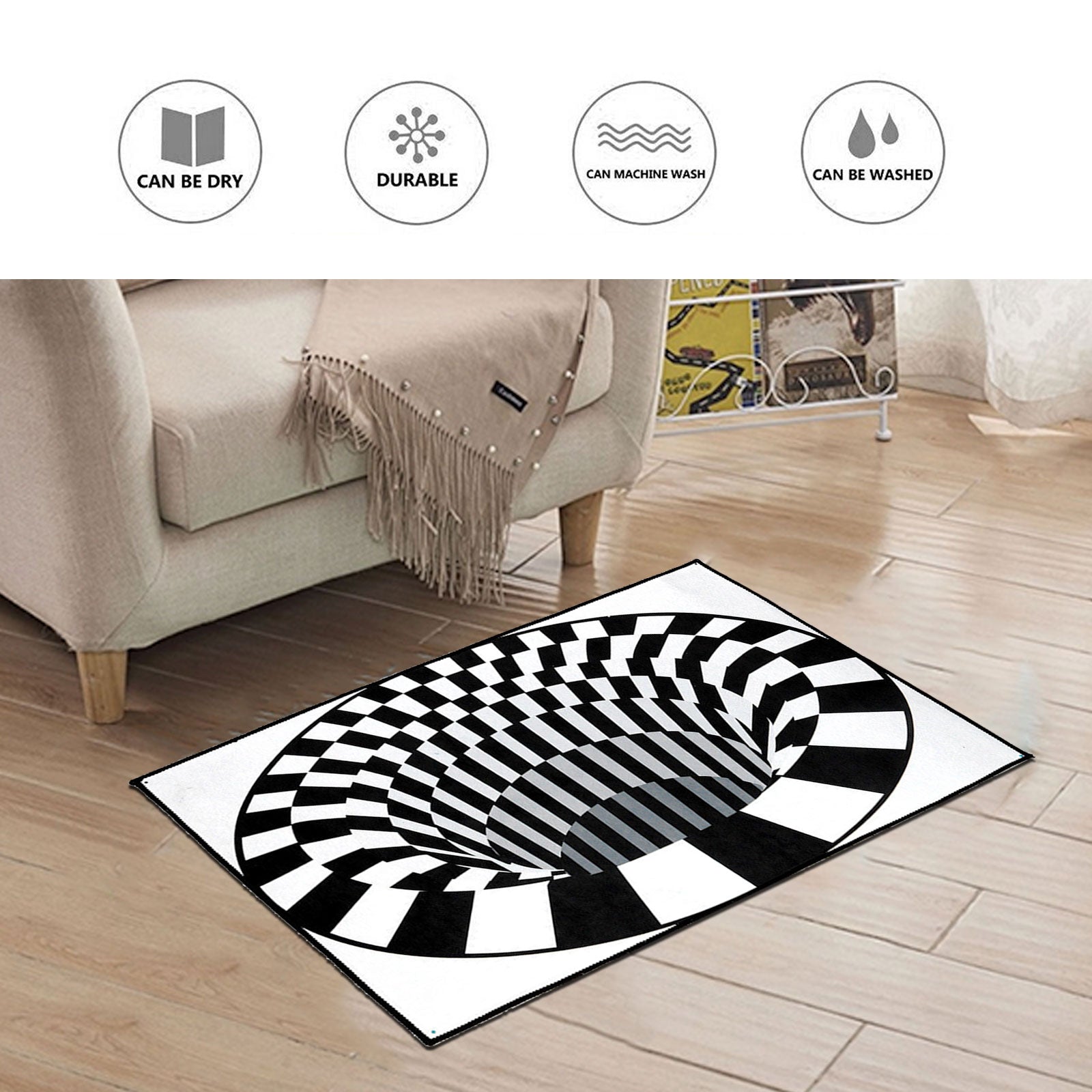 3D Optical Vortex Rug