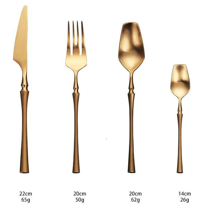 Matte Jet Black Cutlery Set