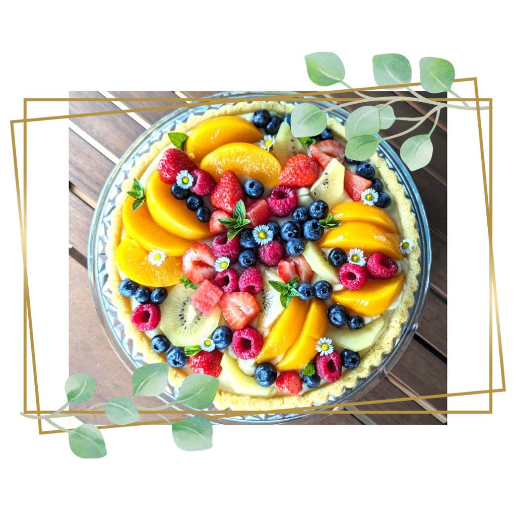 Protein-Obstkuchen vegan