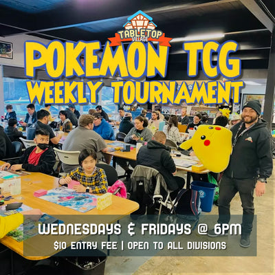 POK MON Trading Card Game Weekly Tournament Tabletop Village