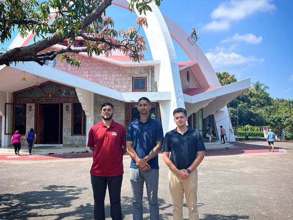 The CW Team at the city's historic Infant Jesus Church