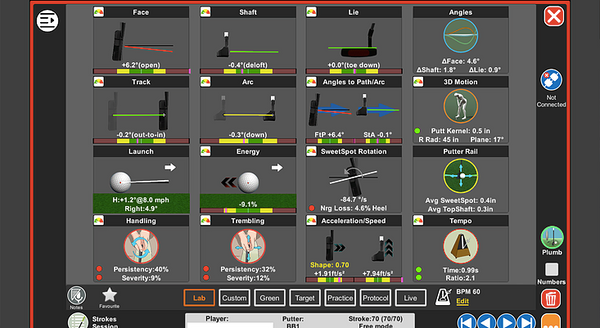 putting analysis system