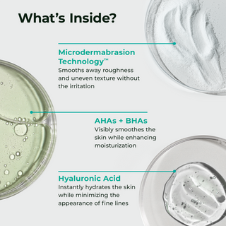 BB Exfoliator Ingredients Infographic