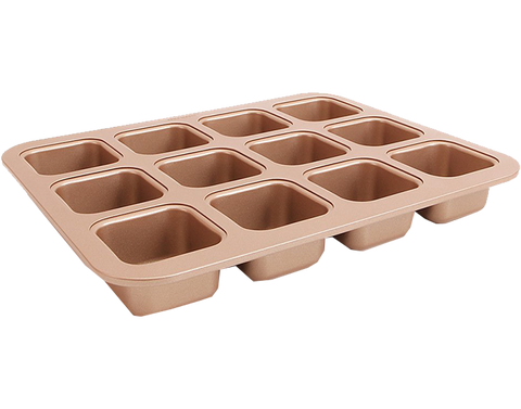 8 Cup Rectangular Financier Cake Mould Non‐Stick