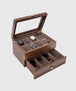 Bayswater 6 Watch Jewellery Box - Brown