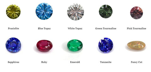 precious and semi-precious gemstones