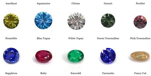 precious and semi-precious gemstones