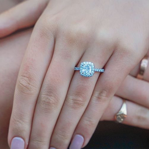 Cushion Cut Engagement Ring | Armans Fine Jewellery