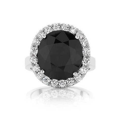 Black Sapphire Ring