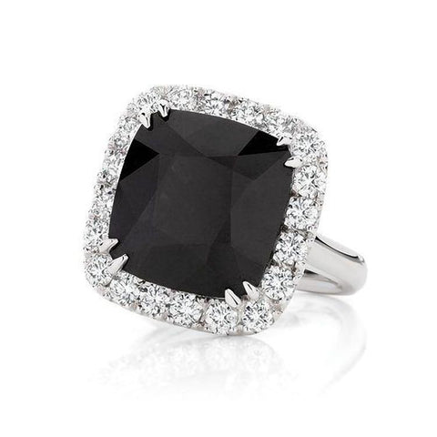 Black Sapphire Ring