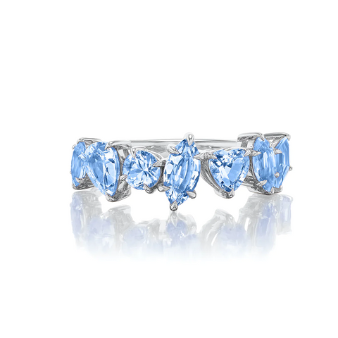 Multi-Shaped Blue Sapphire Ring - Armans Fine Jewellery