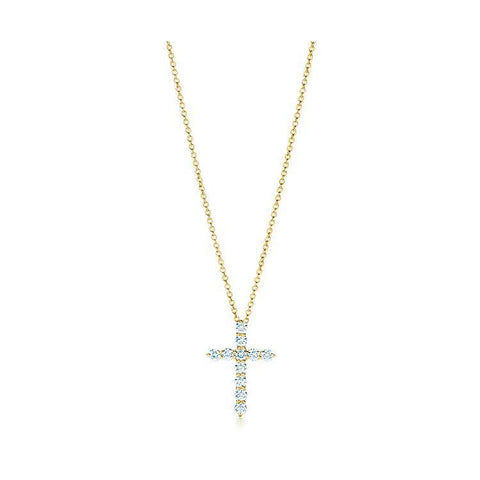 Small Diamond Cross Necklace - Armans Fine Jewellery