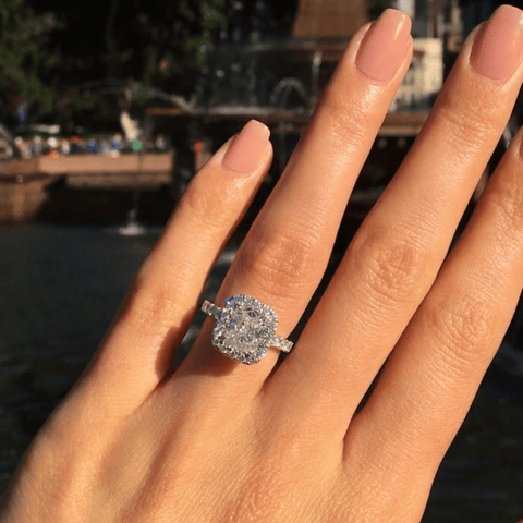 Valeria Cushion Engagement Ring
