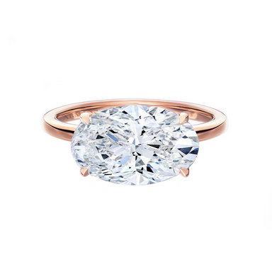 North/South/East/West Solitaire (Oval, 3 Carat) – Manna