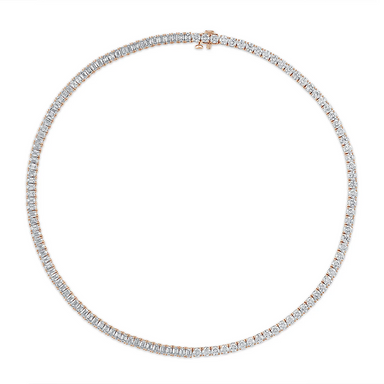 Diamond Tennis Necklace - The Clear Cut Collection