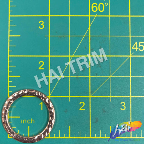 1 1/2 Flat Metal O Rings – Hai Trim & Feathers