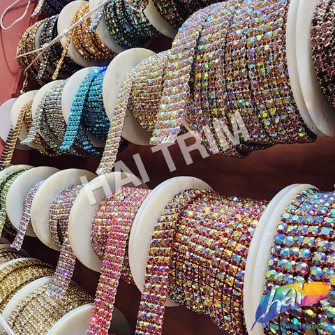 3-Row Crystal Rhinestone Trim, A-003