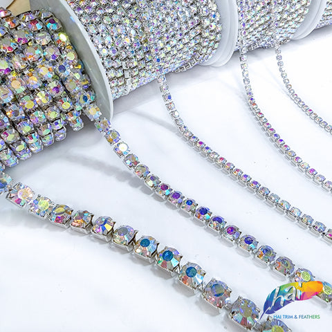 3-Row Crystal Rhinestone Trim, A-003