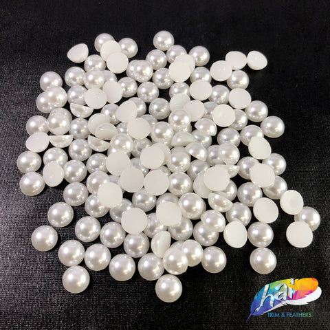 5mm White Flatback Sew On Pearls – Hai Trim & Feathers