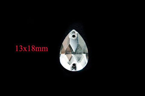 16x23mm Oval Crystal Sew-on Rhinestones – Hai Trim & Feathers