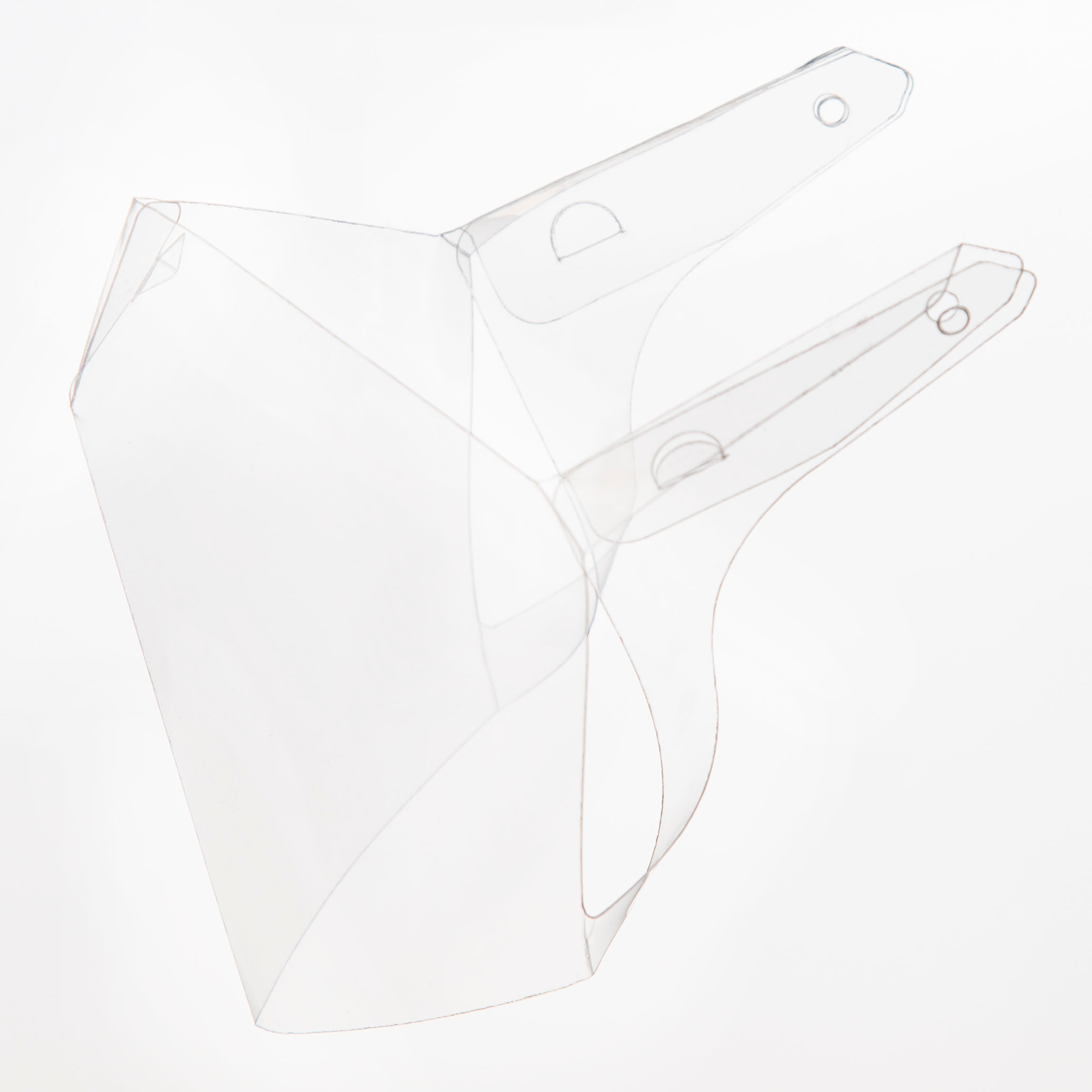 Transparent 3D Etiquette Mask-Assembled u2013 NeU:P01Y(No-i-Po-Li)