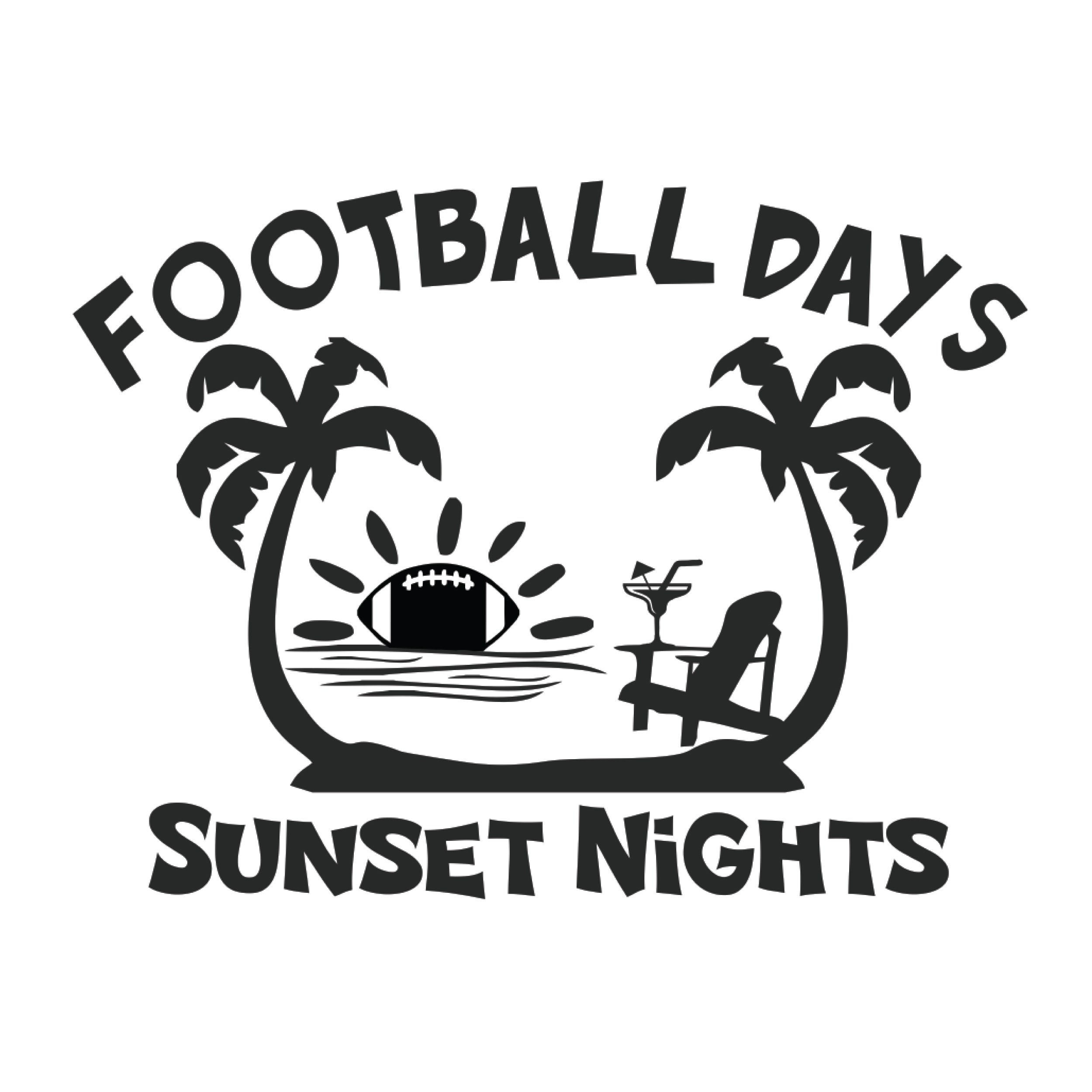 Football Days, Sunset Nights - bownetapparel product image