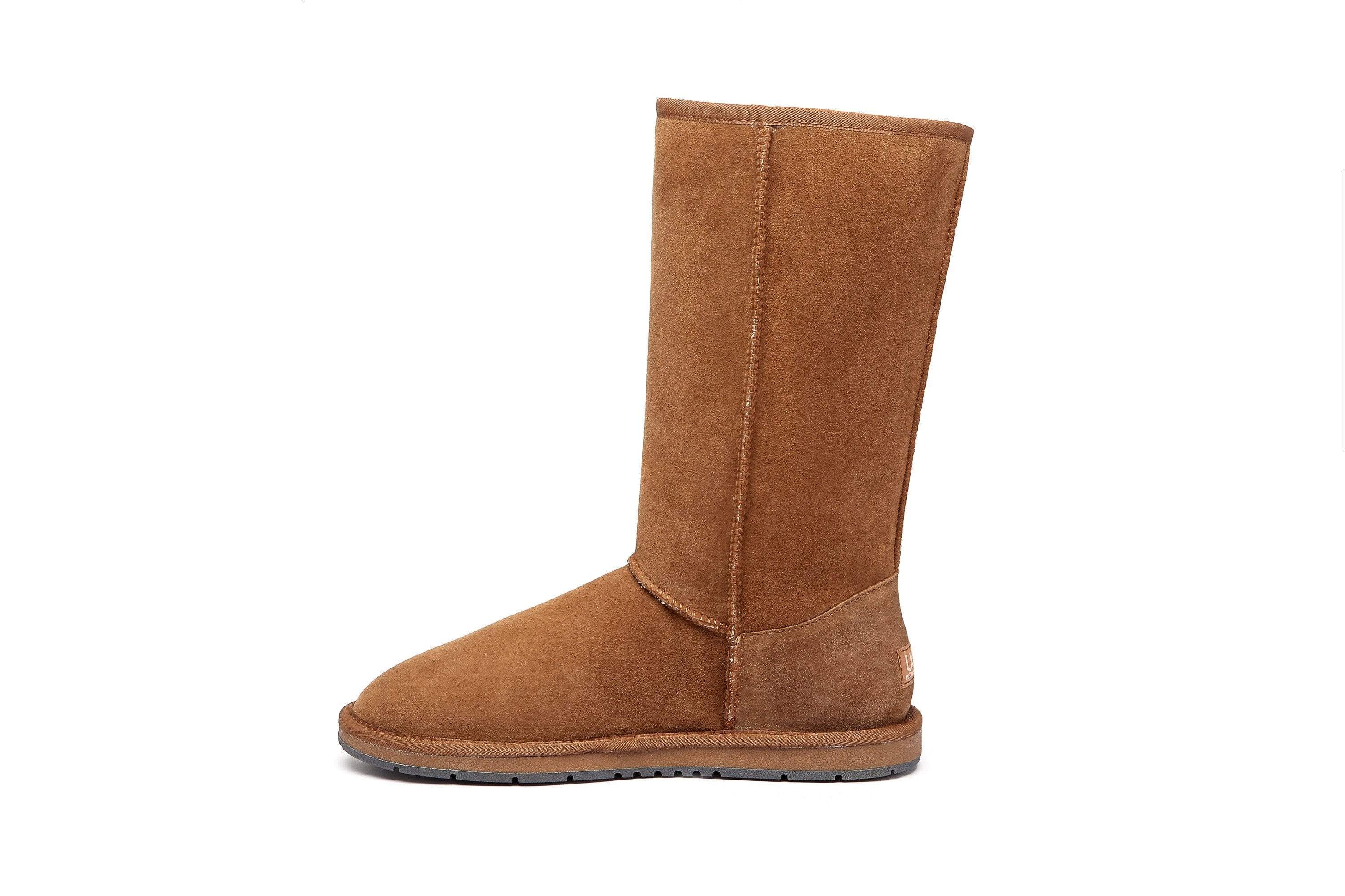 sheepskin boots tall